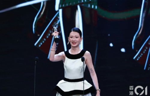 廖子妤获得金像奖最佳女主角后，在感言中对未来有什么规划？