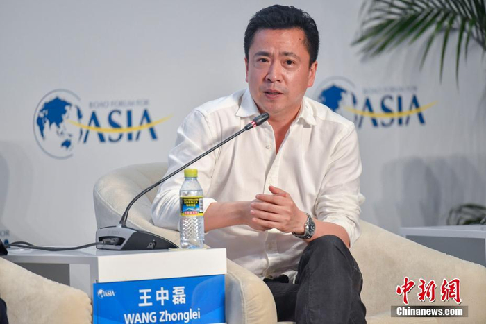 资料图：王中磊。中新社记者 骆云飞 摄